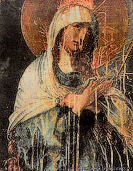 Испорченная Бельманом картина «Семь скорбей Девы Марии»